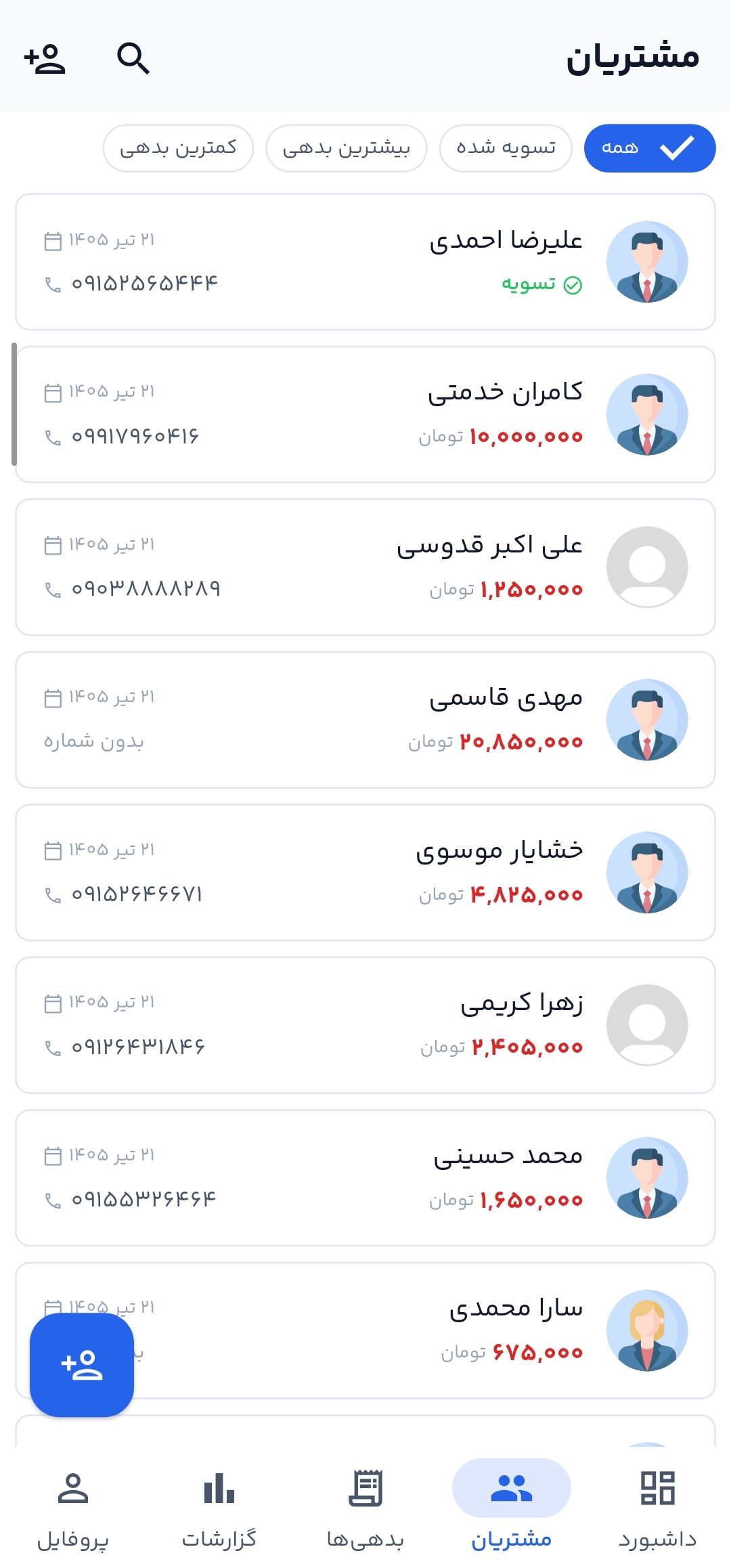 مشتریان